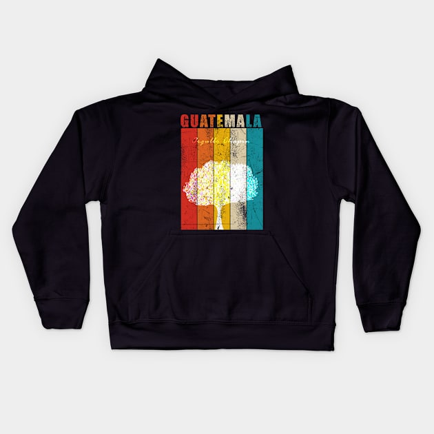 Guatemala, Guatemalan, Guatemalan pride, Guate, Chapin, Chapina, Chapines, Xela, Quetzaltenango, Guatemalteco, Guatemalteca Kids Hoodie by Osmin-Laura